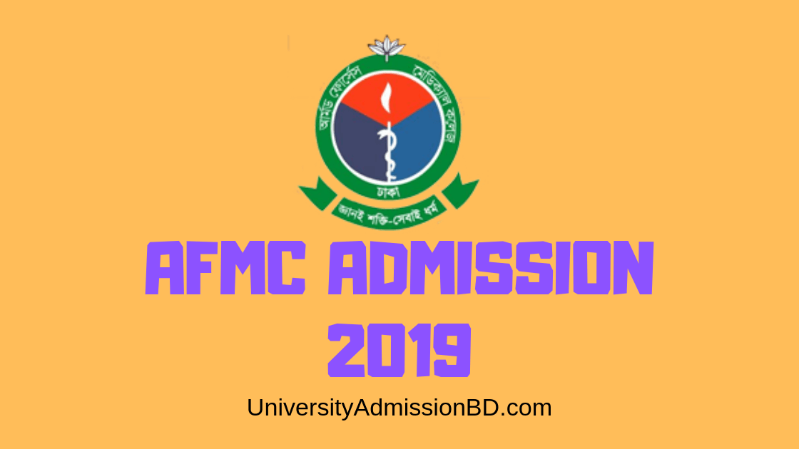 AFMC Admission 2019-20