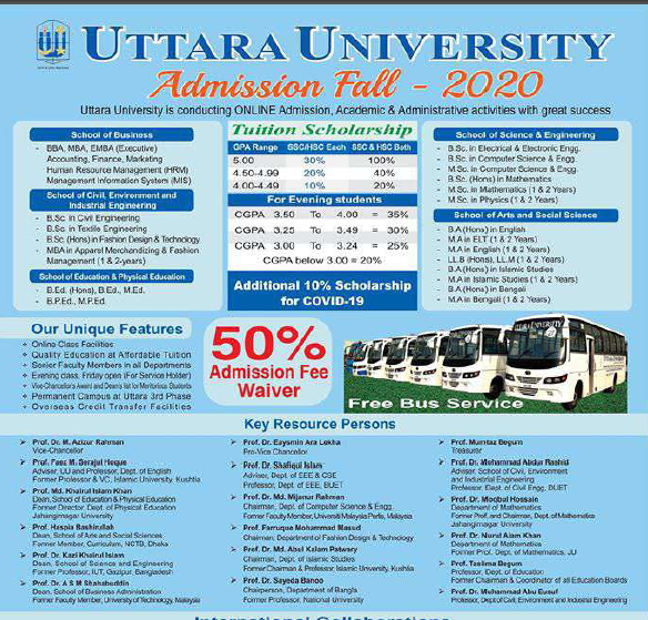 Uttara University Admission Circular 2022-23 8