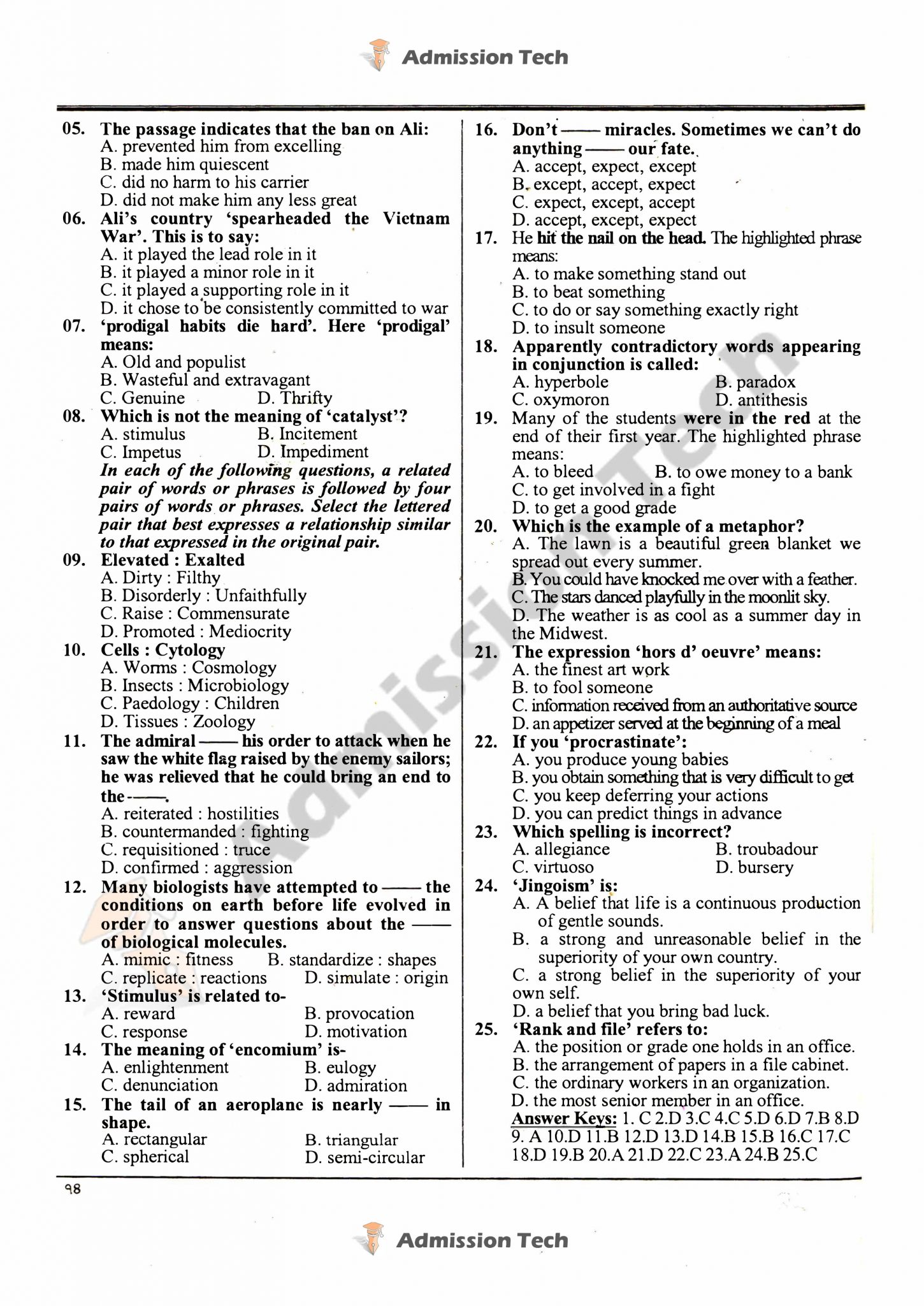 DU B Unit Question Bank 2023