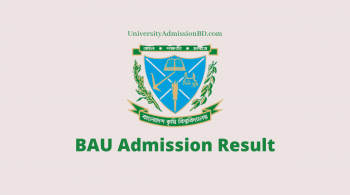 Bangladesh Agricultural University Admission Result