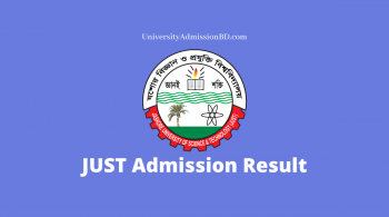 JUST Admission Result