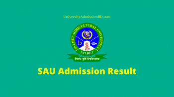 Sylhet Agricultural University Admission Result