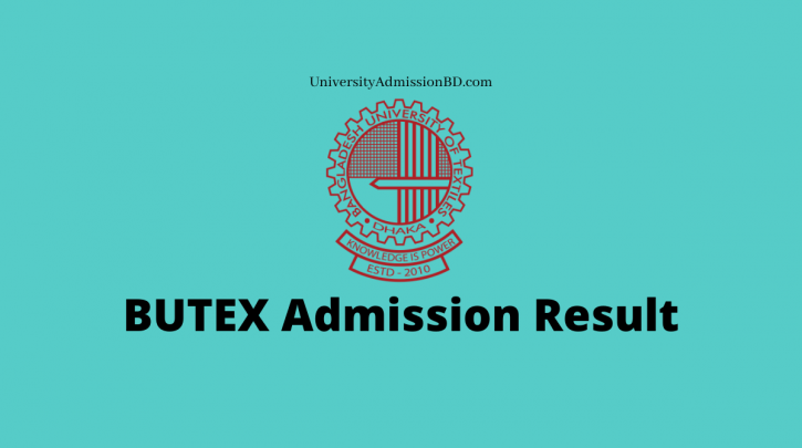 Bangladesh University of Textiles Admission Result
