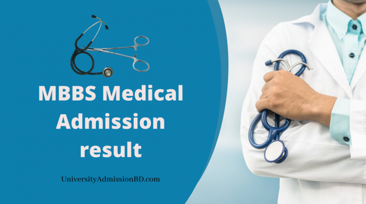 MBBS Medical Admission result