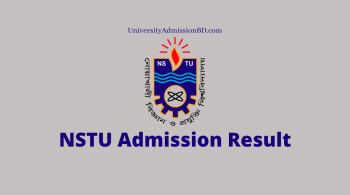 NSTU Admission Result