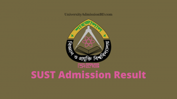 SUST Admission Result