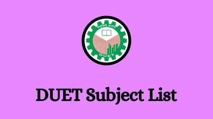 DUET Subject List