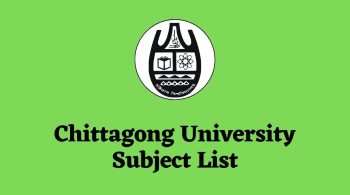 Chittagong University Subject List