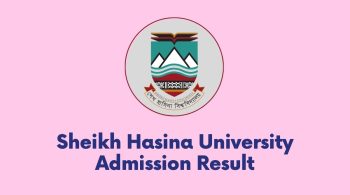 Sheikh Hasina University Admission Result