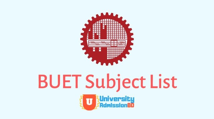 BUET Subject List