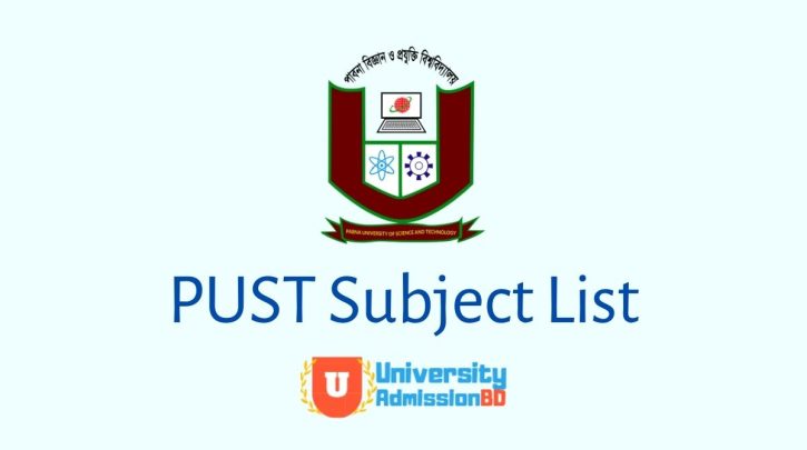 PUST Subject List