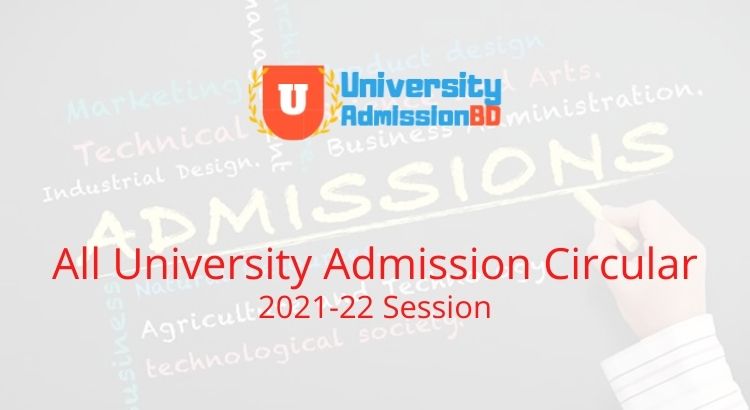 University Admission Circular 2021-22