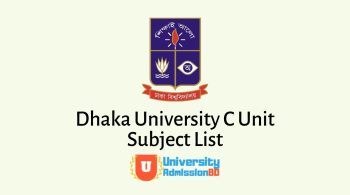 Dhaka University C Unit Subject List