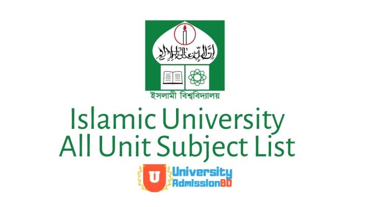 Islamic University Subject List