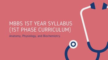 MBBS 1st Year Syllabus