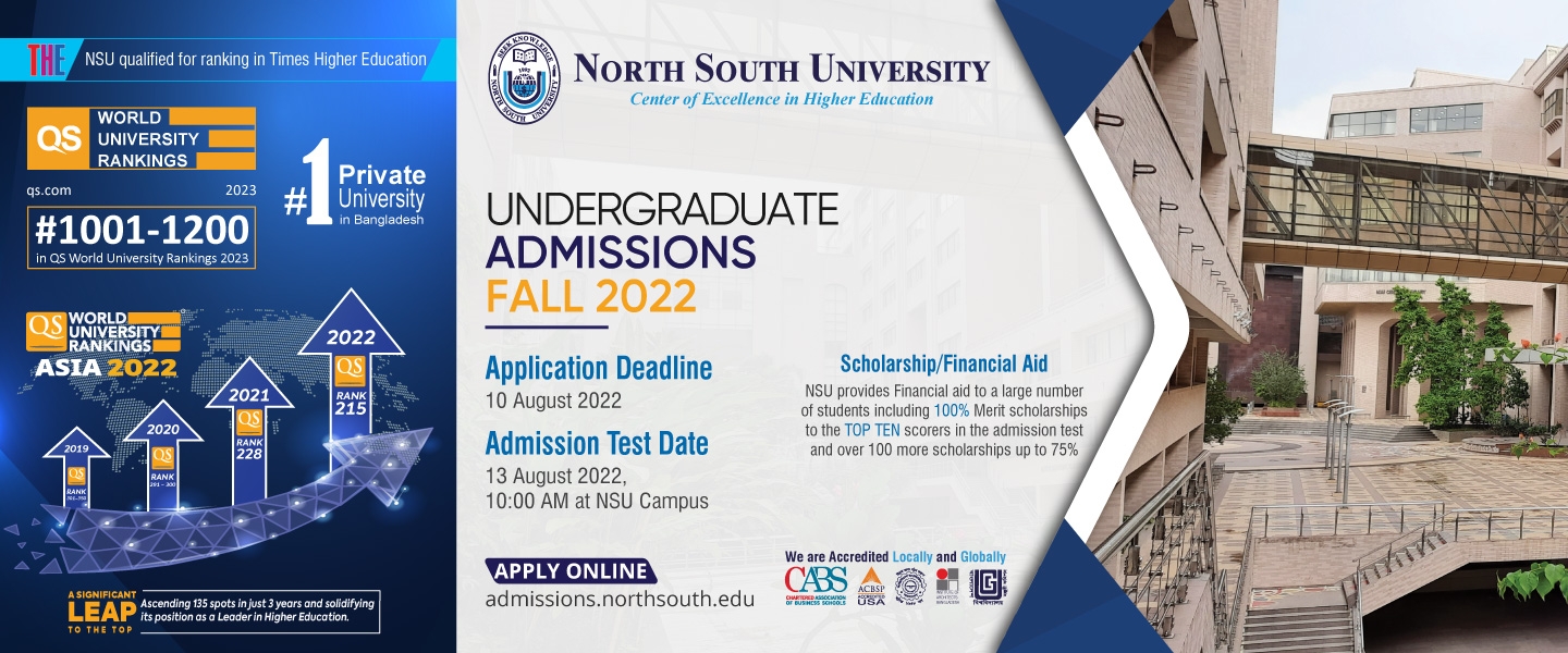 NSU Admission North South University Admission 202223