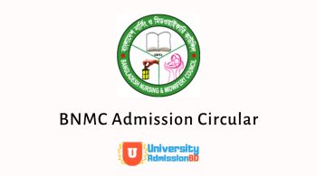 BNMC Admission Circular
